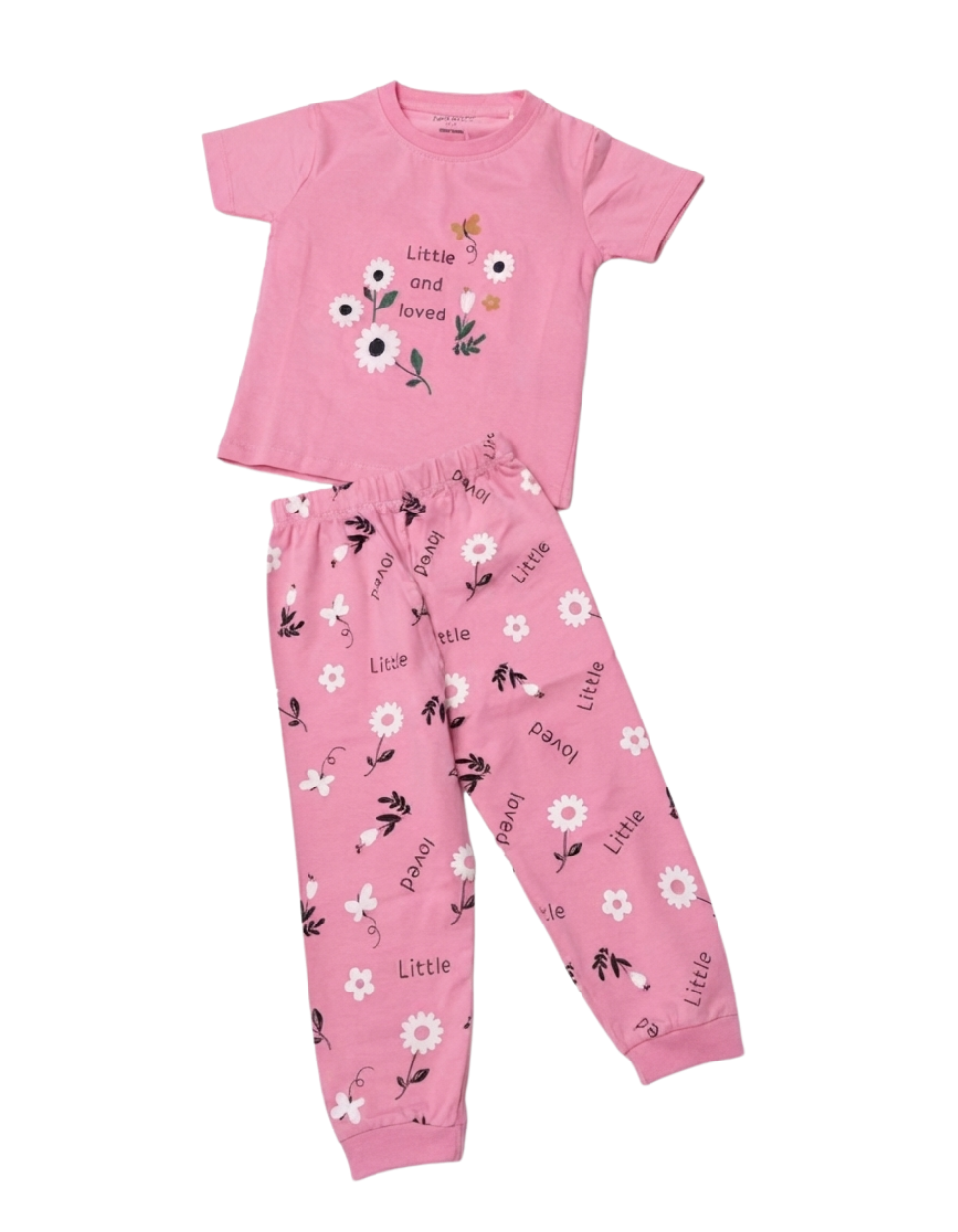 Girls Pajama Set - Pink 