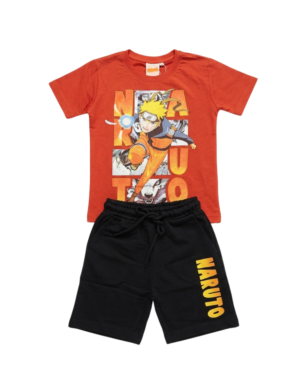 Naruto Rasengan Graphic Tee & Shorts Set