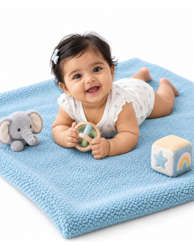 Baby Dry Sheet - Medium - Light Blue